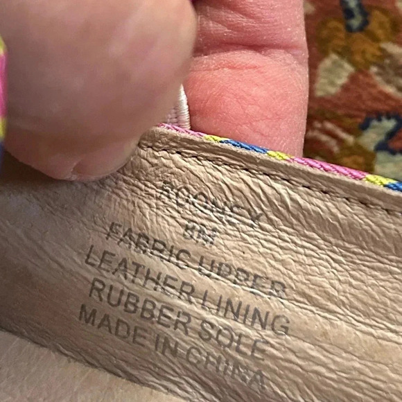 GUC Cecelia Anthropologie sneakers. Size 8. Colorful pink, blue and green shoe - Picture 10 of 11